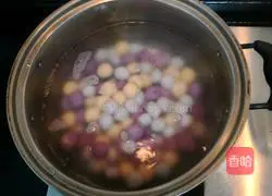 Coconut Milk Nectar Ball Soup Recipe Illustration 16