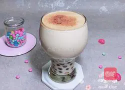 Internet celebrity Boba pearl milk tea recipe illustration 13