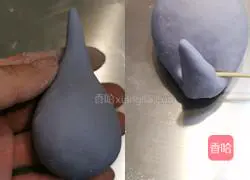 Illustration of how to make elephant bean paste buns 5