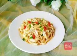 Illustration of how to shred king oyster mushrooms 6