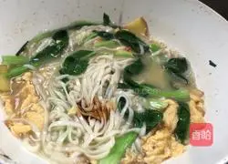 Illustration of how to make rapeseed and egg noodles 13