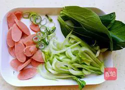 Illustration of how to make fried noodles 3