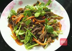 Illustration of how to make cold beef louvers 7