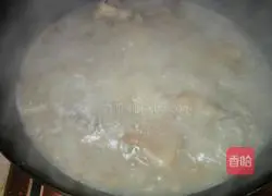 Illustration of how to make peanut pig's feet soup 8