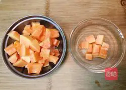 Yoghurt Papaya Cup Recipe Illustration 9