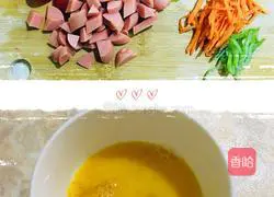 Illustration of how to make fried noodles with seasonal vegetables 2