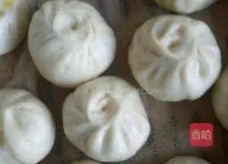 Illustration of how to make salt vegetable buns 2