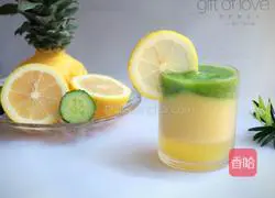 Pictures of how to make pineapple and cucumber juice 9
