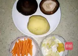 Illustration of how to make puffed noodles 1