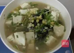 Illustration of how to make corn fish head and tofu soup 6