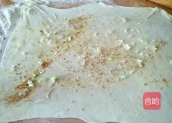 Illustration of how to make salt and pepper pancakes 6