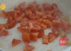 Illustration of how to make broccoli and tomato soba noodles 7