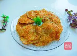 Illustration of the Beijing specialty snack carrot and potato pancakes 12