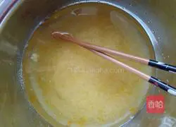 Illustration of how to make palace peach cake 1