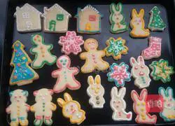 Illustration of how to make Christmas cookies 21