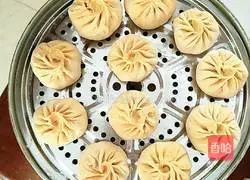 Illustration of how to make nutritious and delicious oatmeal, pumpkin, beans and meat buns 7