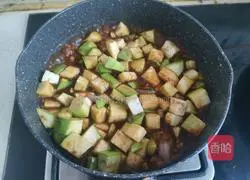 Illustration of how to make eggplant meat sauce noodles 10