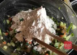 Chicken and vegetable pancake recipe 6