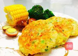 Vegetable Chicken Pancake Recipe Illustration 10