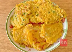 Sweet potato and shrimp pancakes Practice illustration 9