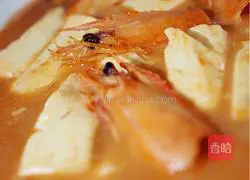 Illustration of how to make shrimp head and tofu soup 7