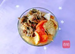 Wild green bar fungus Illustration of making beef bone soup 15