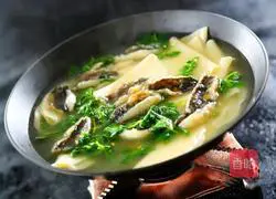 Illustration of how to make mint Gaya noodles 5