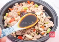 Mushroom meat sauce noodles Illustration of how to do it 10