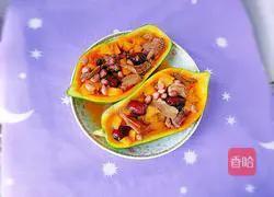 Papaya Bigfoot Fungus Coconut Illustration of how to make duck meat soup 1