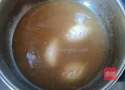 Illustration of how to make seaweed soup and willow leaf dumplings 4