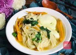 Illustration of how to make sweet potato noodle soup 9