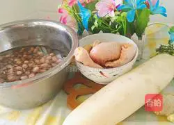 White radish chicken soup recipe 1