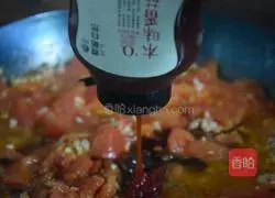 Illustration of how to make tomato meat sauce pasta 10