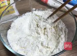 Illustration of making dough batter (magic flour) 3