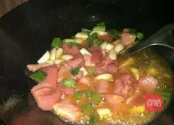 Illustration of how to make hot noodle soup 8