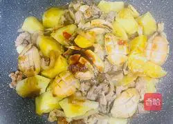 Illustration of how to make abalone and potatoes 7