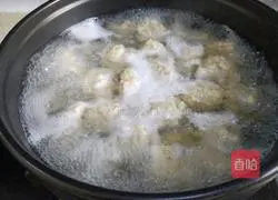 Illustration of how to make vegetable meatball soup 11