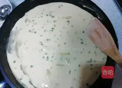 Illustration of how to make egg pancake 5 