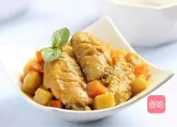 Illustration of how to make curry chicken wings 11