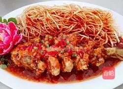 Illustration of how to make sweet and sour fish 9