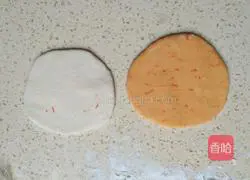 Illustration of how to make two-color steamed buns 7