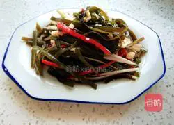 Illustration of how to make cold kelp shreds 7