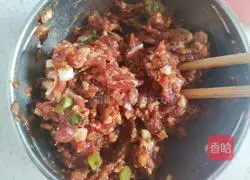 Illustration of how to make cucumber stuffed meat 6 