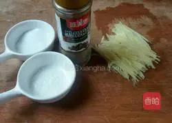 Illustration of how to make boiled dried shreds 4