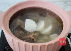 Illustration of how to make mutton stewed radish soup 8