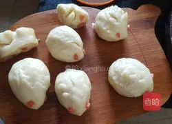 Illustration of how to make little hedgehog steamed buns 7