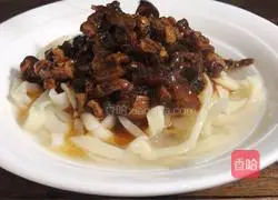 Illustration of handmade noodles 14