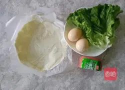 Illustration of making hand cake 1