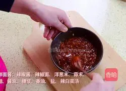 Illustration of Korean Spicy Cabbage Noodles 6