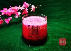 Illustration of how to make dragon fruit pulsating energy ice drink 10